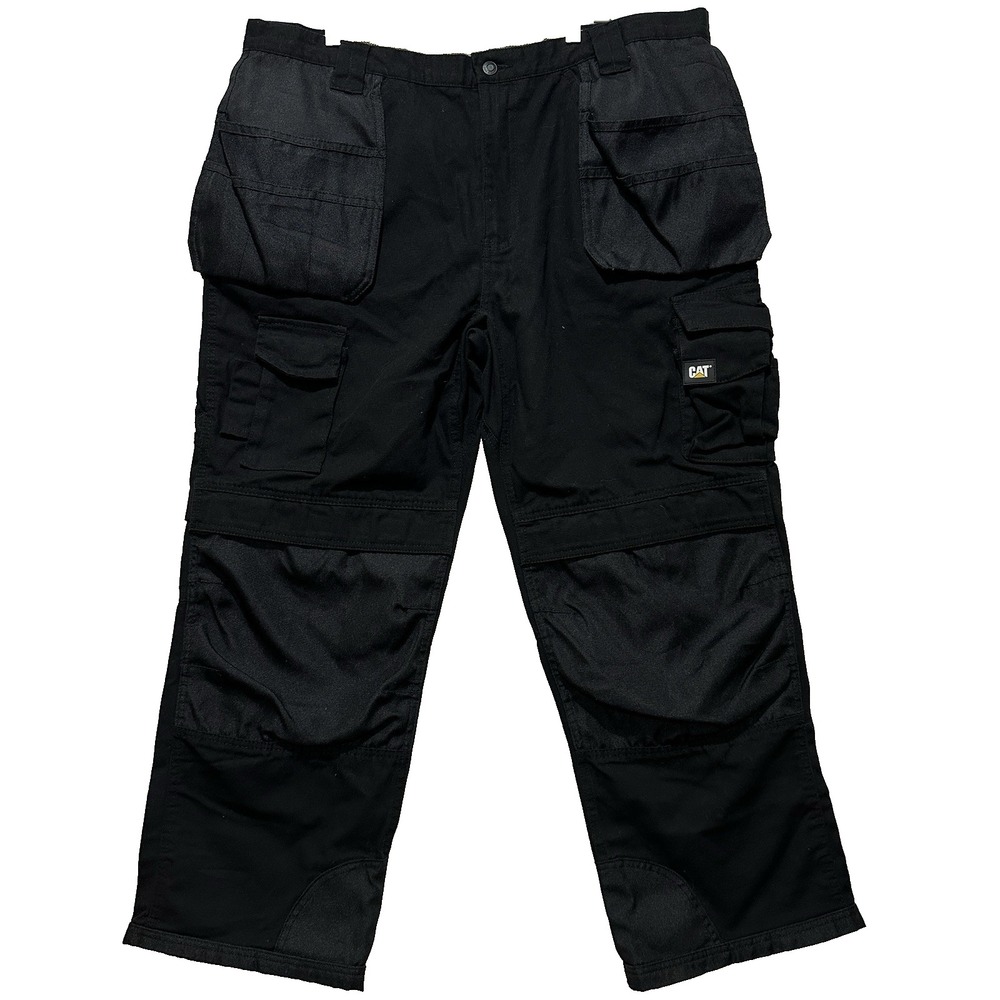 Caterpillar Mens‎ Pants Men's CAT Trademark, Holster Tool Pockets Black Size 42